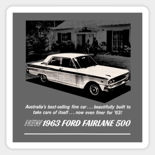 63 FORD FAIRLANE - advert Magnet